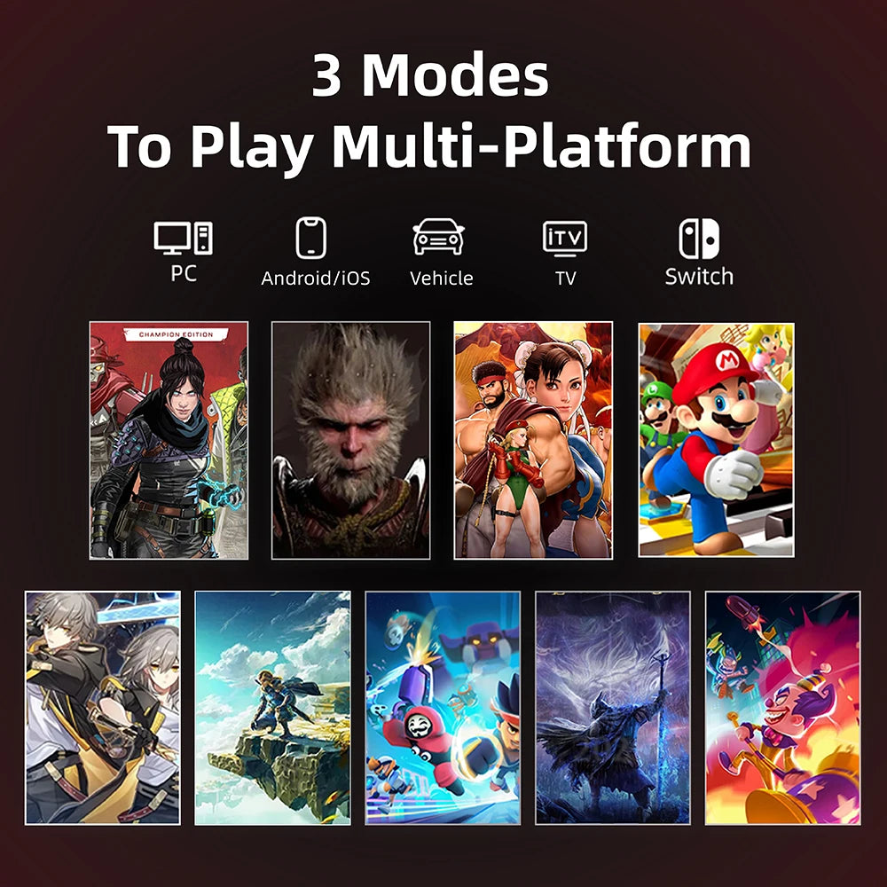 BEITONG KP40 Elite WUCHANG Fallen Feathers Gaming Controller TMR Joystick Trigger Gamepad for PC/Nintendo Switch/ IOS Android/TV