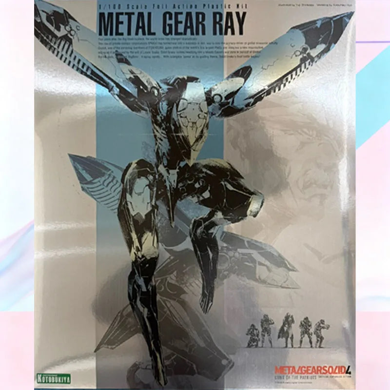 In Stock KOTOBUKIYA Original BOX METAL GEAR RAY Assembled and movable Action Figure Model Toy Gift for Kid Foam Box Packaging