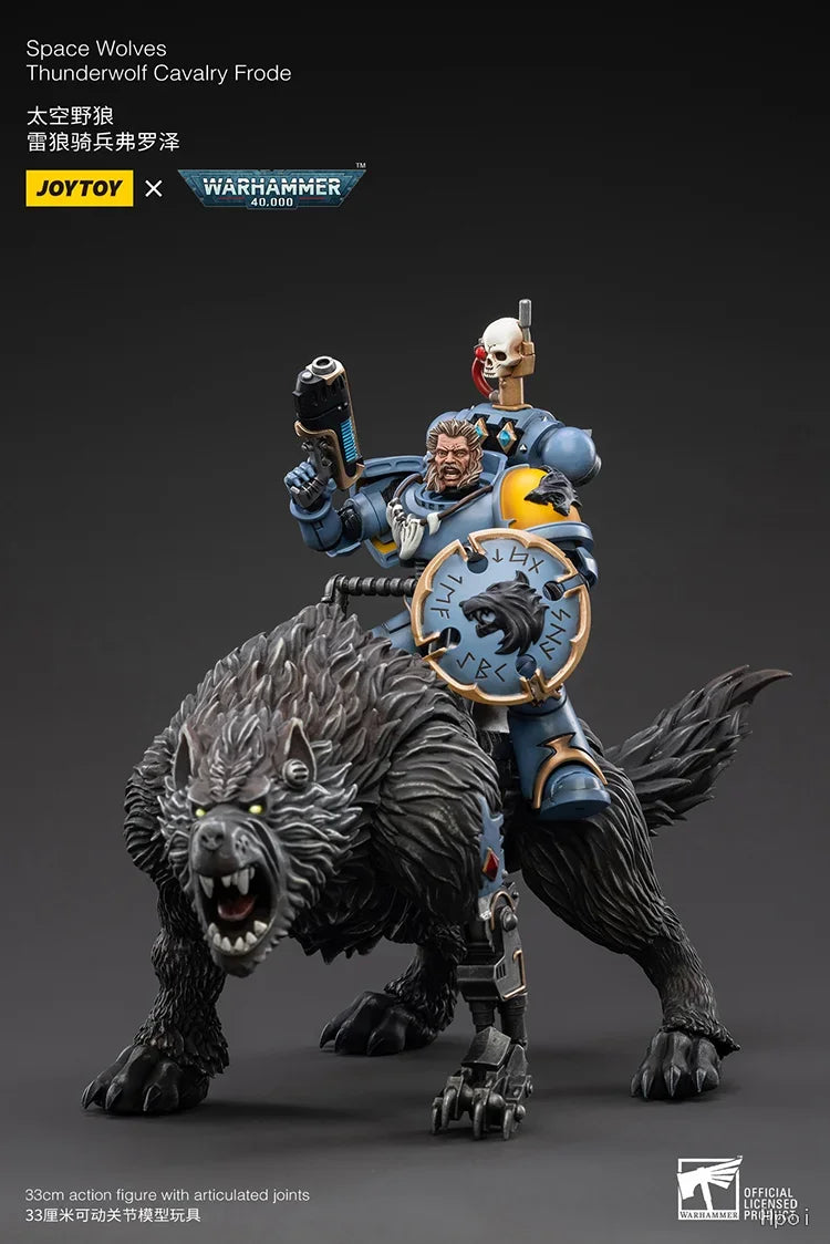 【UA】 JOYTOY Warhammer 40K Space Wolves Thunderwolf Cavalry Frode 1/18 Action Figures Toys Models Collection