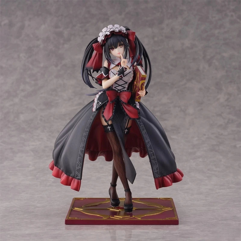 In stock Date A Live Kurumi Tokisaki 'Nibelcole' Anime Figure - Gothic Lolita Spirit Collector Statue Desktop Display Gift