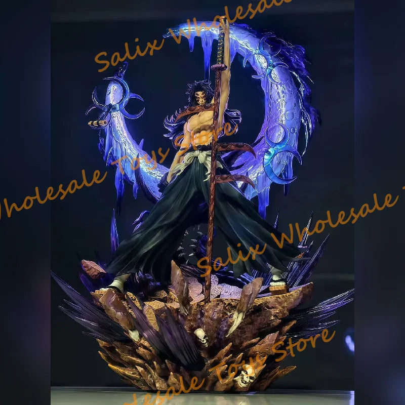 JT Statue 45cm Demon Slayer Kokushibo Anime Figure Model Figurine Pvc Statue Gk Statue Collection Model Decoration Gift Toy