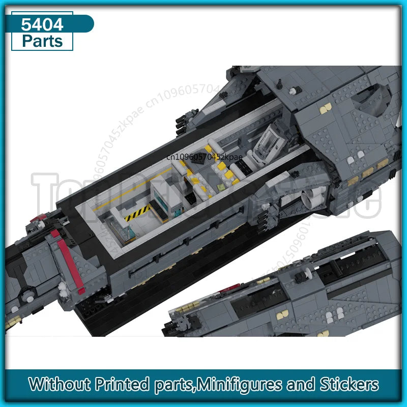 UCS Space MOC Building Blocks UNSC Pillar of Autumn C-709 Refit Spaceship Model DIY Assemble Bricks Display Toys Gifts 5404PCS