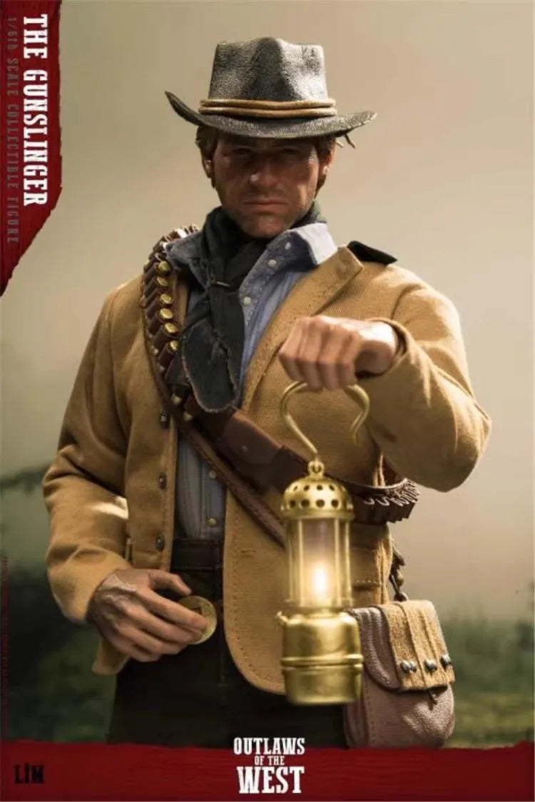 LIMTOYS LIM008 1/6 Soldier Western Cowboy Arthur Double Headed Carving Edition Full Set 12'' Action Figure Model Toy In Stock