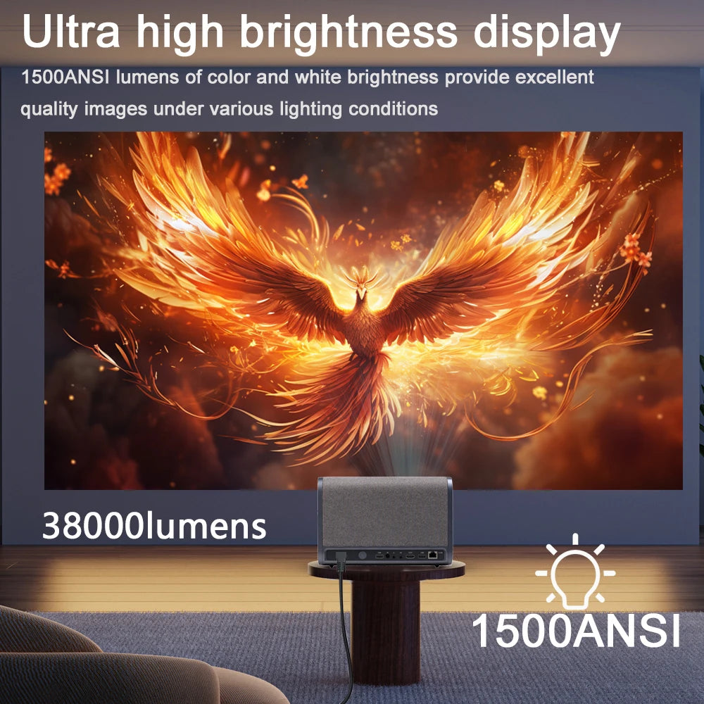 DITONG 2025 NEUER J10-Projektor Native 1080P Autofokus 4k HD-Video Outdoor-Handy Android Smart Home Theater LED-Projektor