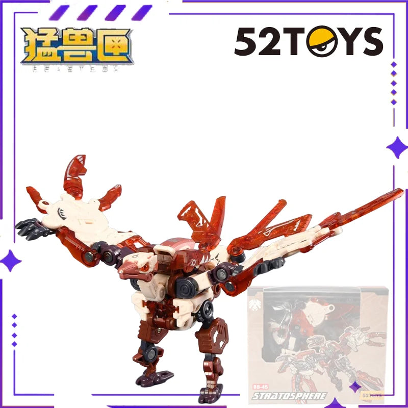 Brand New Stock 52TOYS Original BEASTBOX Beast Box Bird Clan BB-45 Stratospheric Deformation Toy Assembly Model Gift Collection
