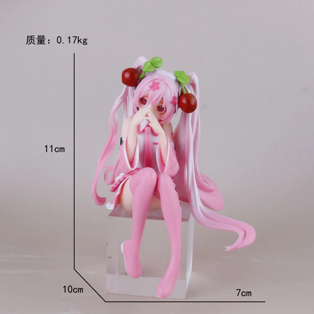 Miku Sakura Lolita Bunny Ears Girl Pillow Miku Swimming Ring Pajamas Rem Rabbit Hug Qiong Mei Figure Anime Cosplay Cushion Doll