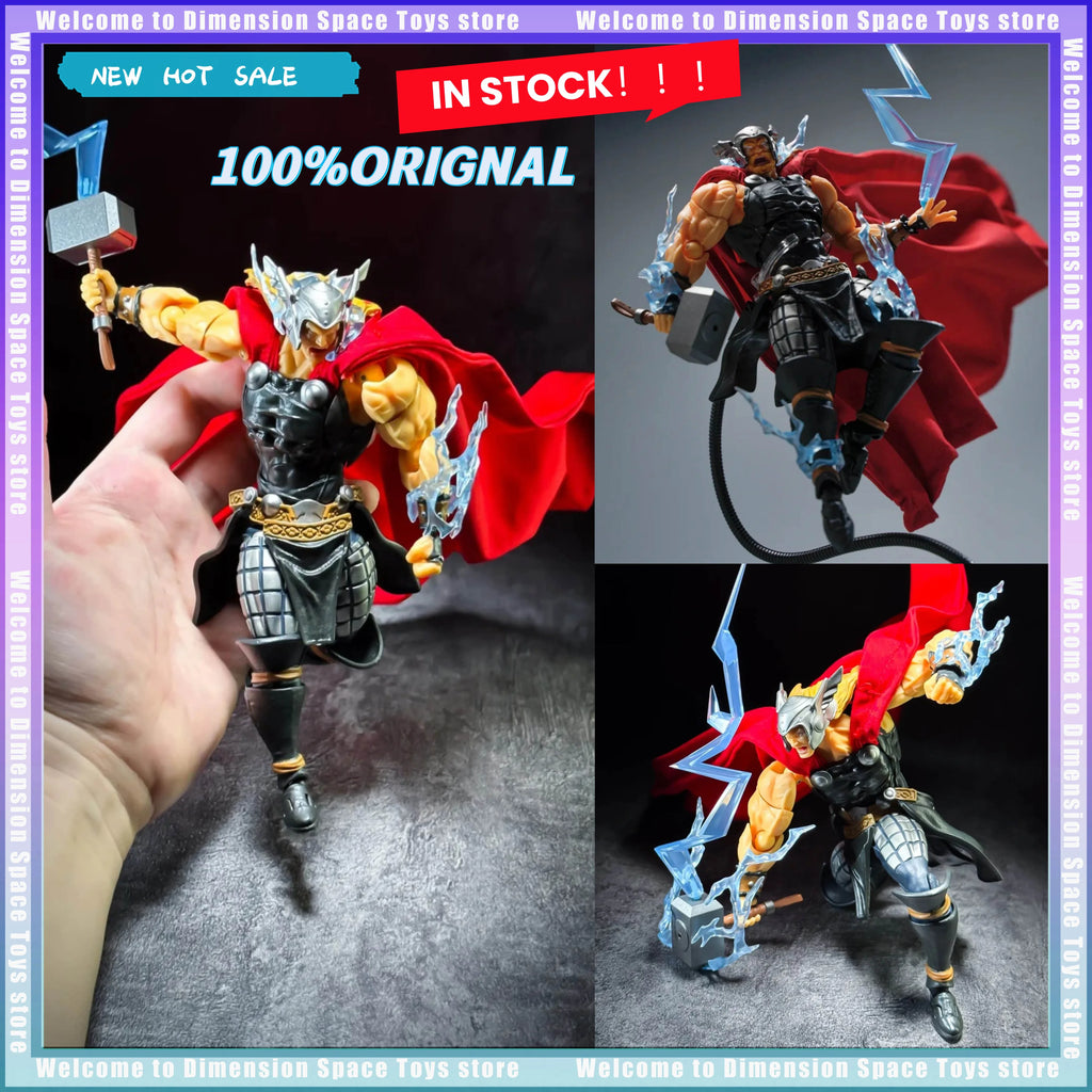 In Stock First Batch AC Toys Thor The Thor Kaiyodo Amazing Yamaguchi Revoltech Thor Anime Action Figure  Articulated Toys