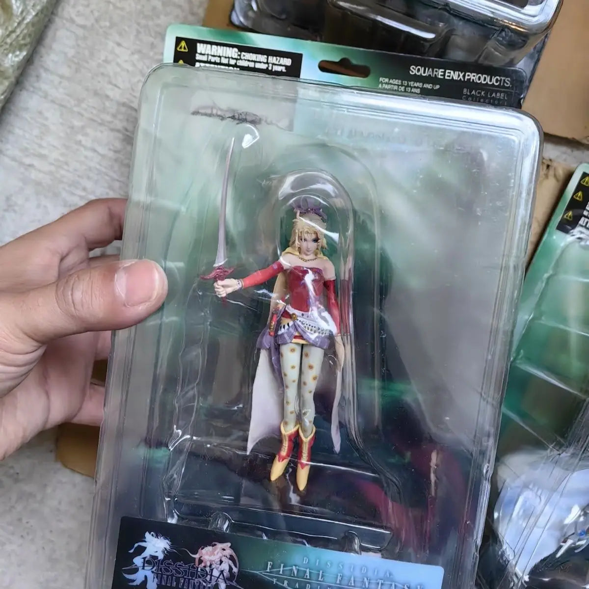 20cm gift box Japanese last leonhart Fantasy figure doll PVC kids collection FF final zell dincht model toy