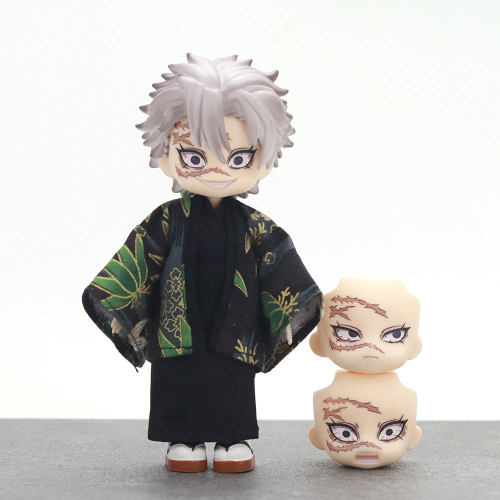 Demon Slayer OB11 Doll Mitsuri Kanroji Muichiro Tokito BJD Movable Joints Anime Figures Complete Full Set Anime Merchandise Toy