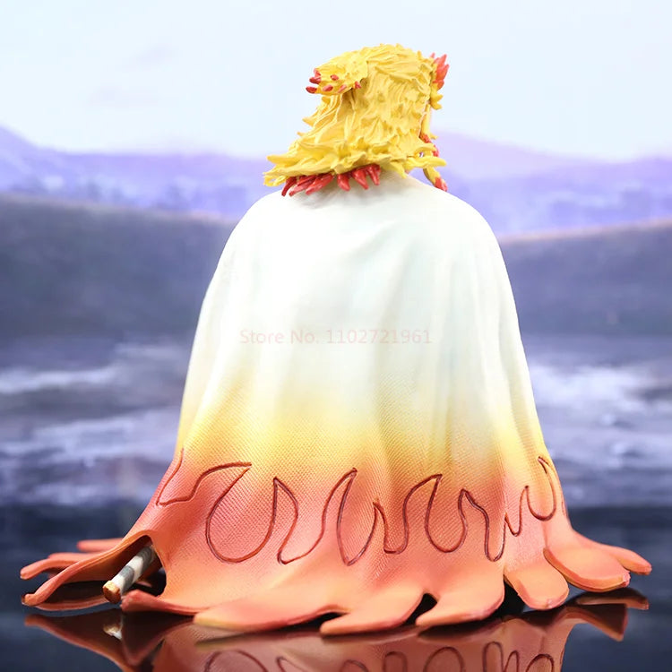 Hot 13cm Demon Slayer Rengoku Kyoujurou Anime Figures Kimetu No Yaiba Figurine Pvc Statue Model Toys Doll Collectible Kids Gifts