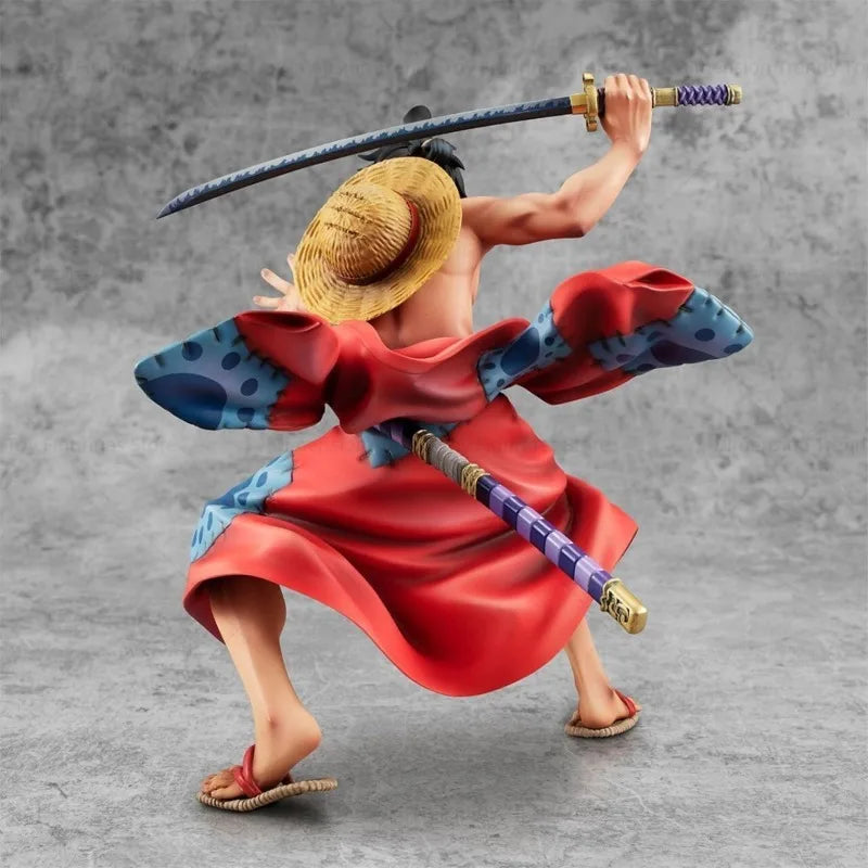 Bandai In Stock MegaHouse POP WA Original Anime One Piece Monkey D Luffy Action Figure Model Toys Gift DT