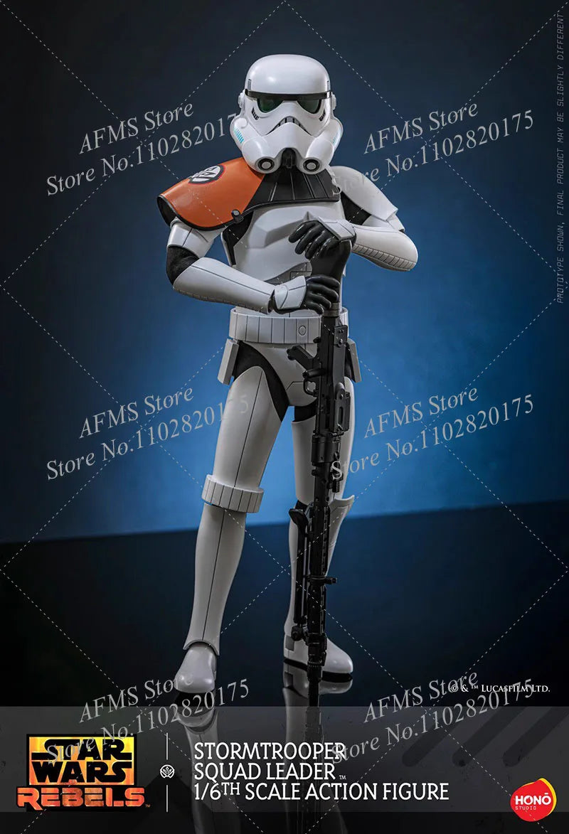 HONO STUDIO HS09 1/6 Scale Star Wars Storm Trooper Squad Leader Full Set 12Inch Men Soldier Action Figure Model Dolls