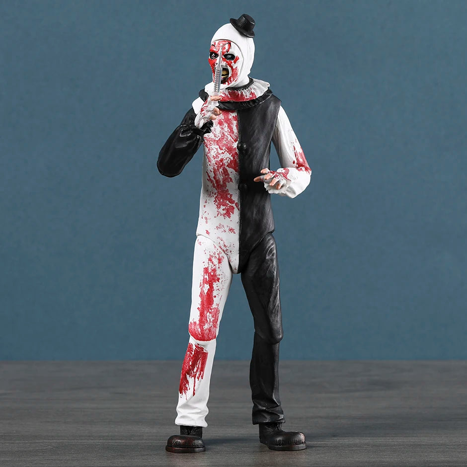 NECA Damien Leone's TERRIFIER 2 Ultimate Art the Clown Figure BLOOD SPLATTERED