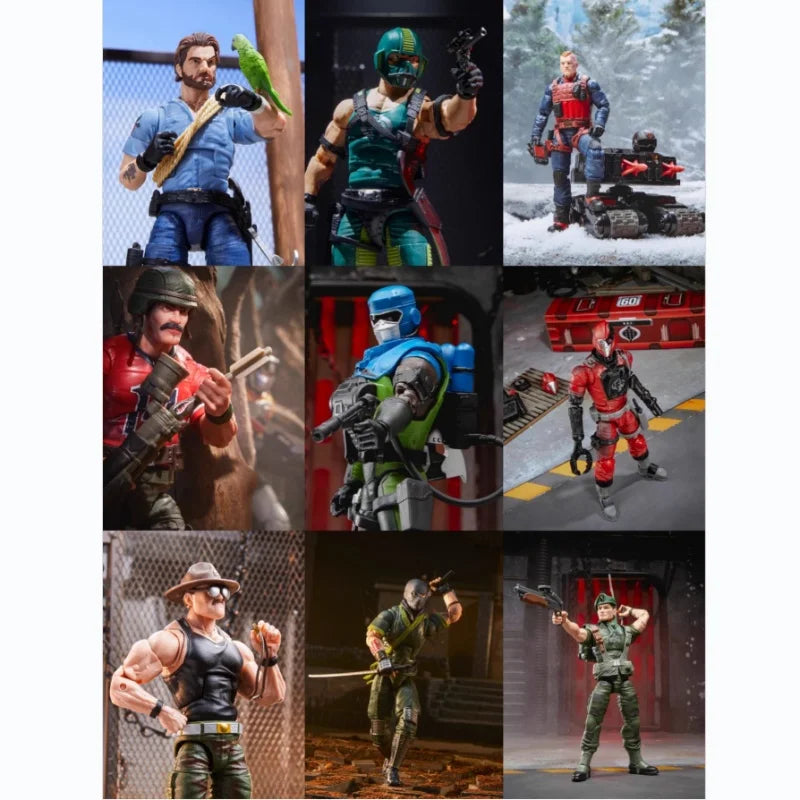 2025 Hasbro Gijoe Classified Series Anime Action Figure Collection G.L.Joe Figurine 20cm Gl Joe Snake Eyes Toy Surprise Kid Gift