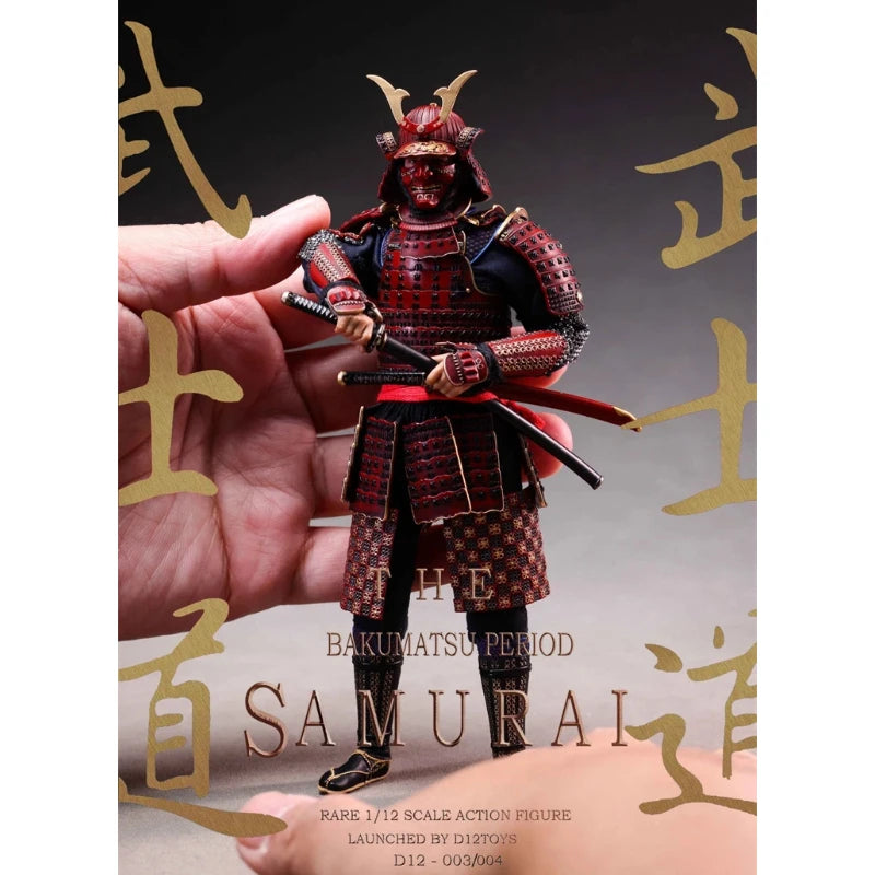 In Stock D12toys 1/12 Alloy Bakumatsu Tadayoshi Samurai D12003/04 Action Figure Original Model Ornament Collection Gifts Playset