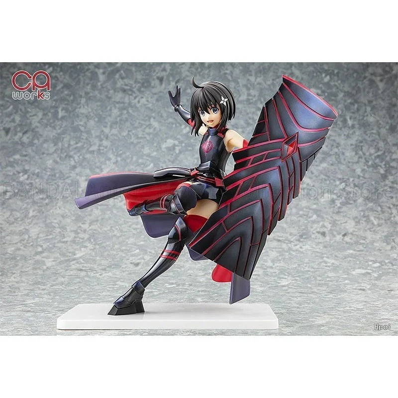 In Stock Original Chara-ani GSC CAworks Honjō Kaede Black Rose Armor Ver Anime Humanoid Toys Gifts Decoration Collection