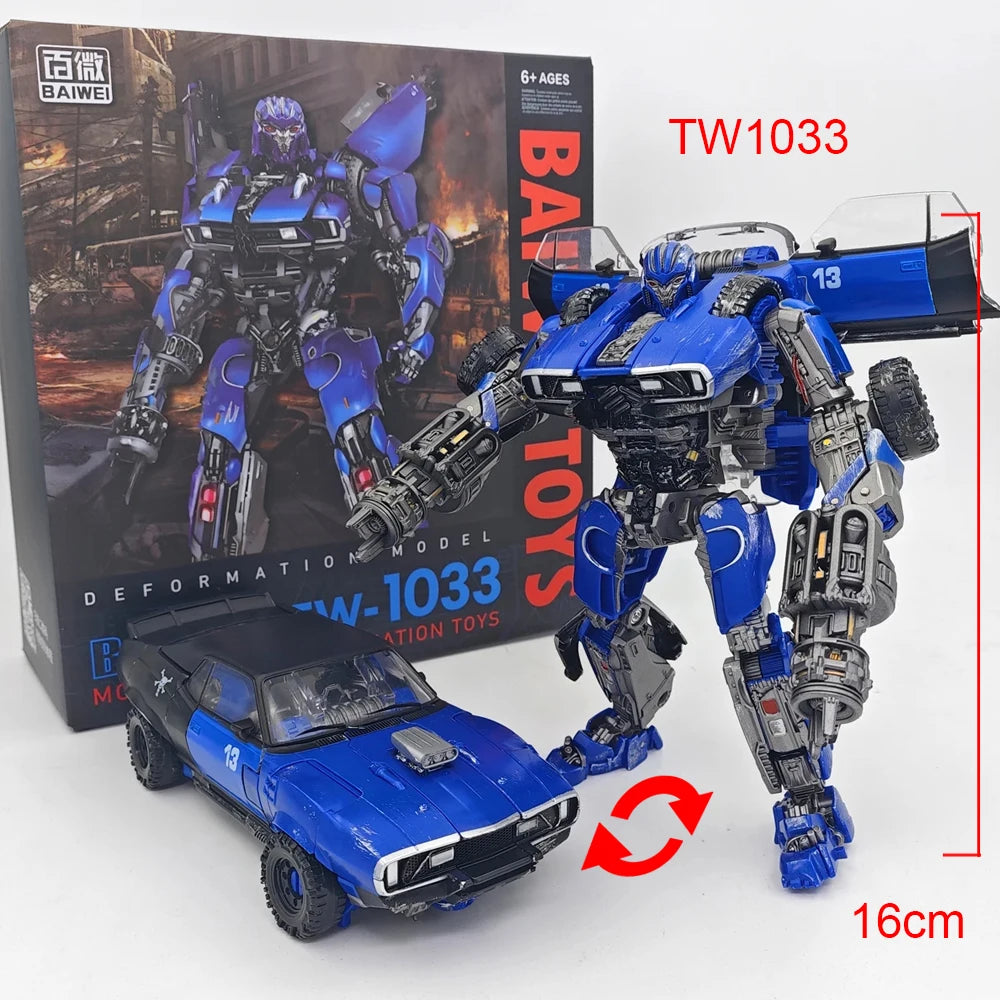 Baiwei Shockwave TW1028 Transformation Toys Sentinel Prime TW1024 Model Ironhide TW1026 Robot Bumblebe TW1025 Figure TW1030