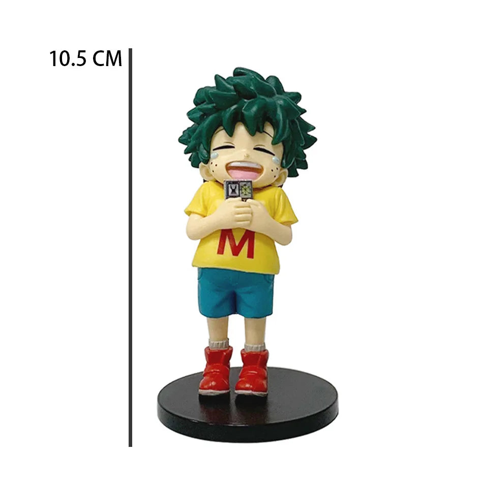 9.5CM   Tomura Shigaraki / Izuku Midoriya / Katsuki Bakugo  My Hero Academia Cute Chibi PVC Figurine | Collectible Toy Model