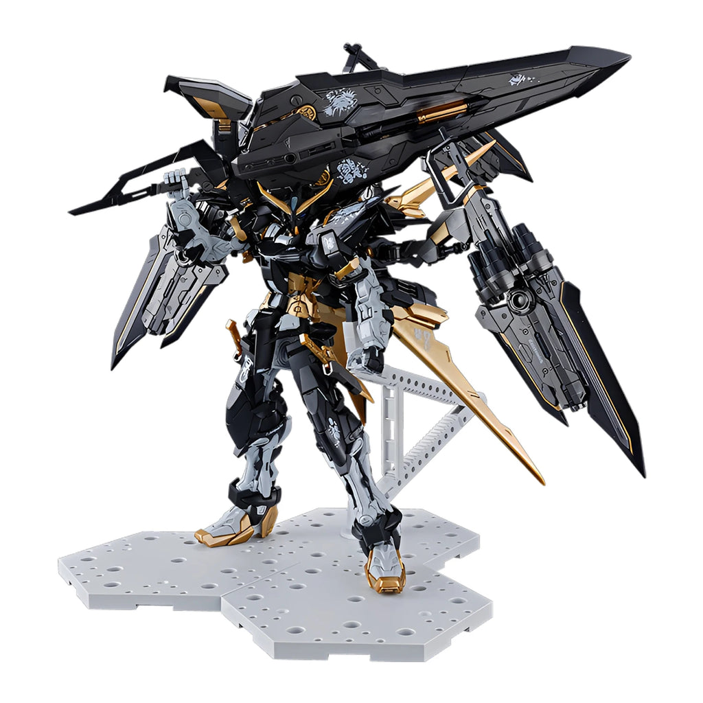 MG 1/100 Gundam Astray Black Rotten Wood BANDAI PB LIMITED Anime Robot Action Figure Assembly Model Cross Contrast Colors