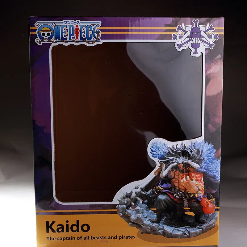 Anime One Piece Big Size Kaido Four Emperors 24cm PVC Action Figure Model Doll Toys