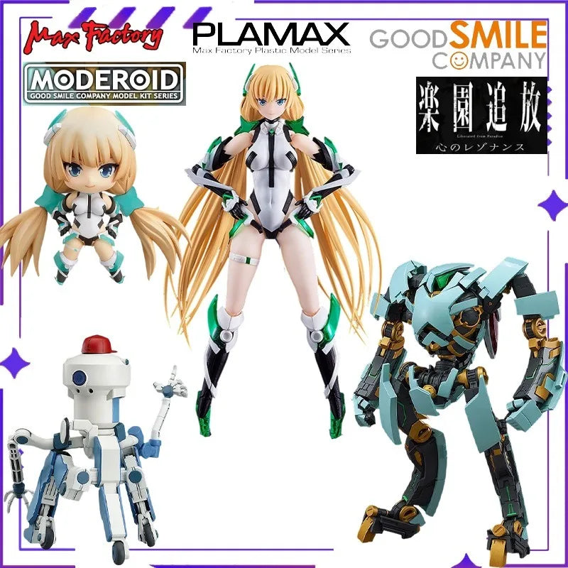 Max Factory Original PLAMAX Amusement Park Chase - Expert From Paradise Angel Balzac Movable Doll Model Figurine Toy Gift