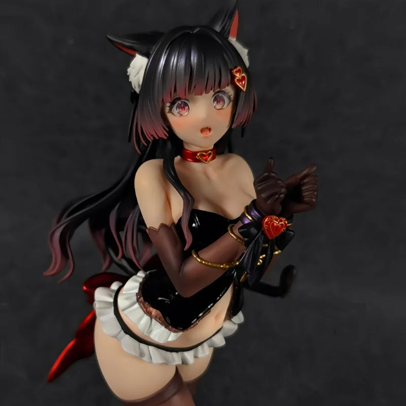 Neu auf Lager Siki Anim The Bound Cat Luvna Anime Actionfigur Modell 24,9 cm Desktop Sammlerstück Handgefertigt Spielsachen &amp; Hobbys