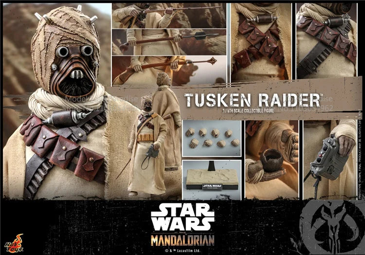 Original HOTTOYS HT TMS028 1/6 Collectible Toys Tusken Raider The Mandalorian Sand People Soldier 12'' Action Figure Model Gifts
