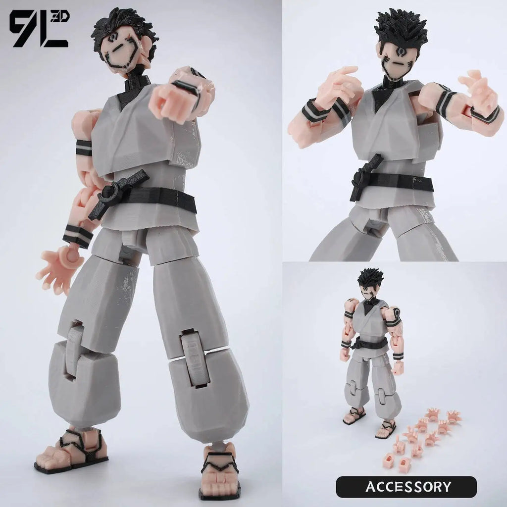 9L3D Gedruckt Lucky Dummy 13 Jujutsu Kaisen Gojo Satoru Toji Yuji Sukuna Anime Action Figuren Mannequin Yuuta Rika Modell T13 Spielzeug