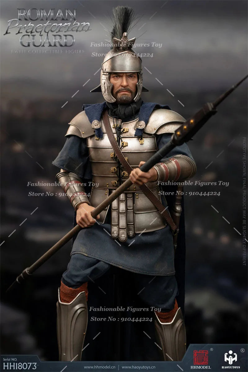 HHMODEL HAOYUTOYS  1/6 Men Soldier Imperial Legion Silver Armor Roman Guard Full Set 12Inch Action Figure Model Toys