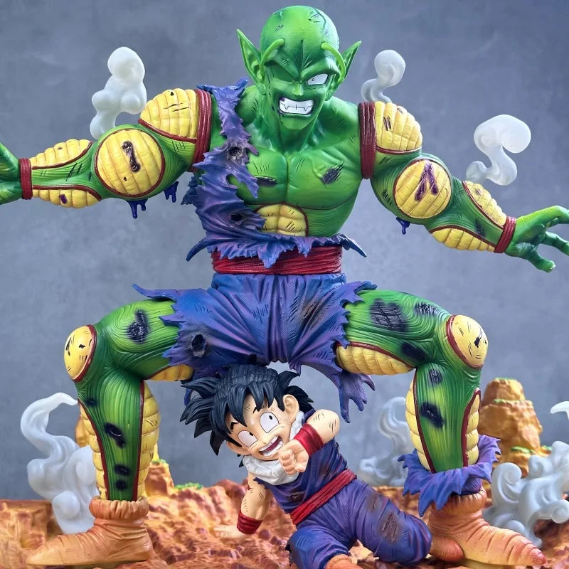 Dragon Ball Rival Battle Piccolo Protecting Gohan Scene Anime GK Figure Model Trendy Collectible Statue Decor Gift