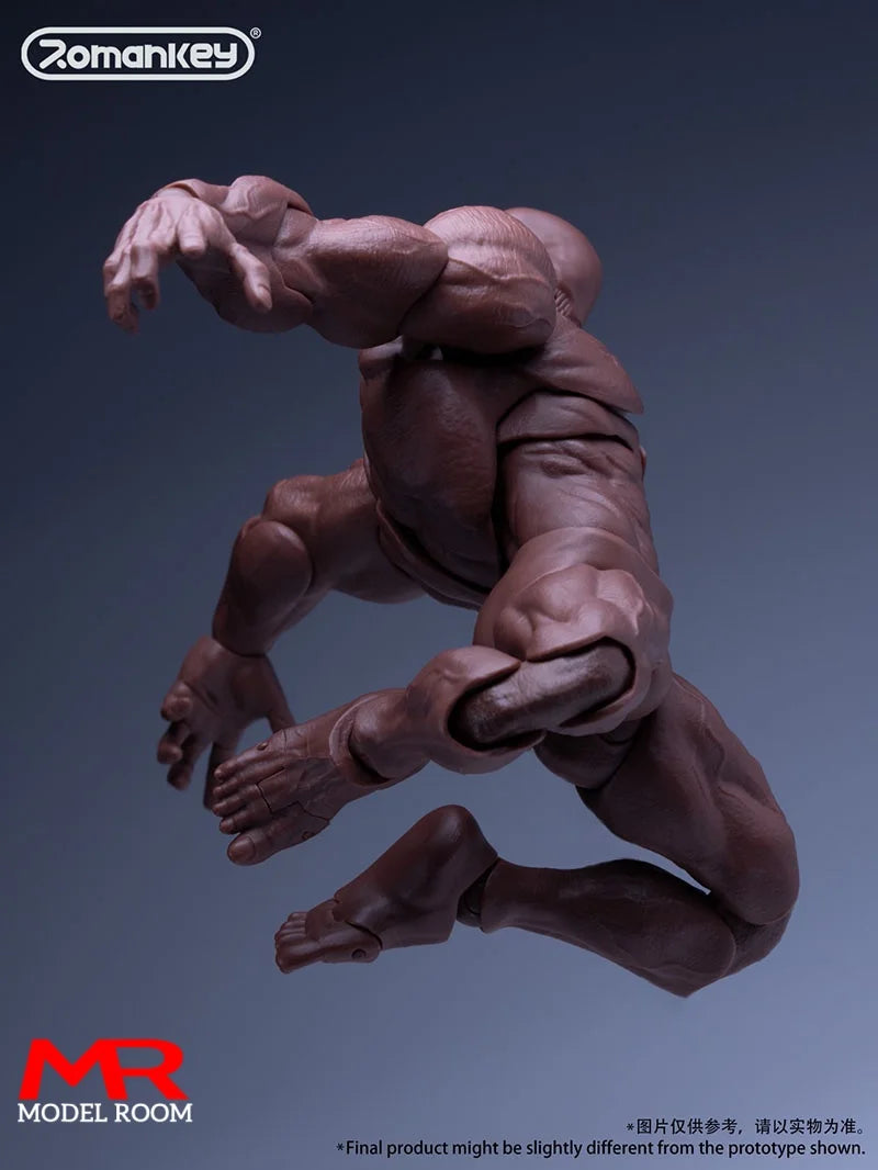 Romankey UMS003 1/12 Big Guy Super Flexible Joint Body 18cm Strong Muscle Male Soldier Action Figure Body Dolls for Collection