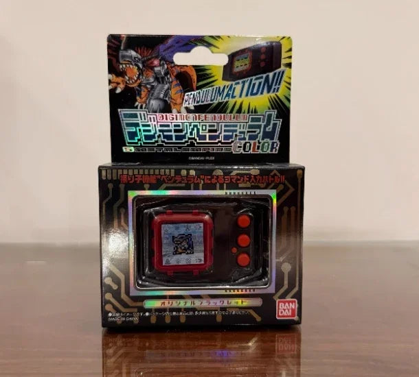 NEW STOCK Bandai Original Digimon Adventure Figure Monster Scsa Scsa Gold Machine V-Mon Wormmon Animation Digivice Model Toys
