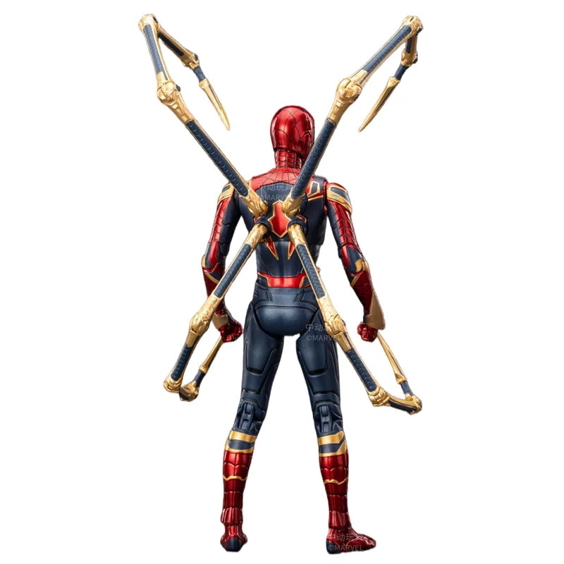 ZD Toys Super War Big Time Spider-Man Actionfigur ML Avengers Infinity War Iron Spider 2.0 1/10 Spider-Man-Sammlungsspielzeug