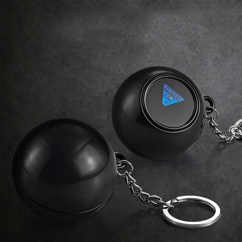 New 4.5CM Solid Color No Prints Magic Prophecy Ball Magic Prop For Men and Women Toys Christmas Key Chain Party Gift Wholesale