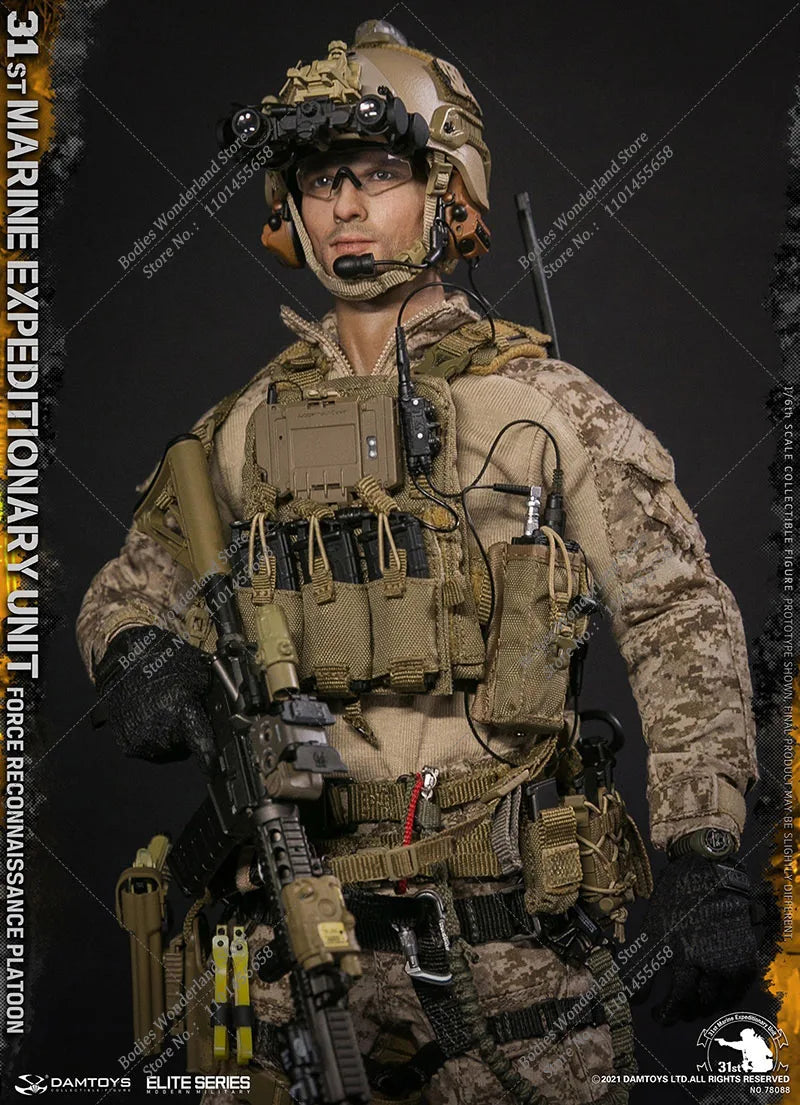 DAMTOYS DAM 78088 1/6 Scale Collectible 31st Marine Expeditionary UnitForce Reconnaissance Platoon Male Solider Action Figure