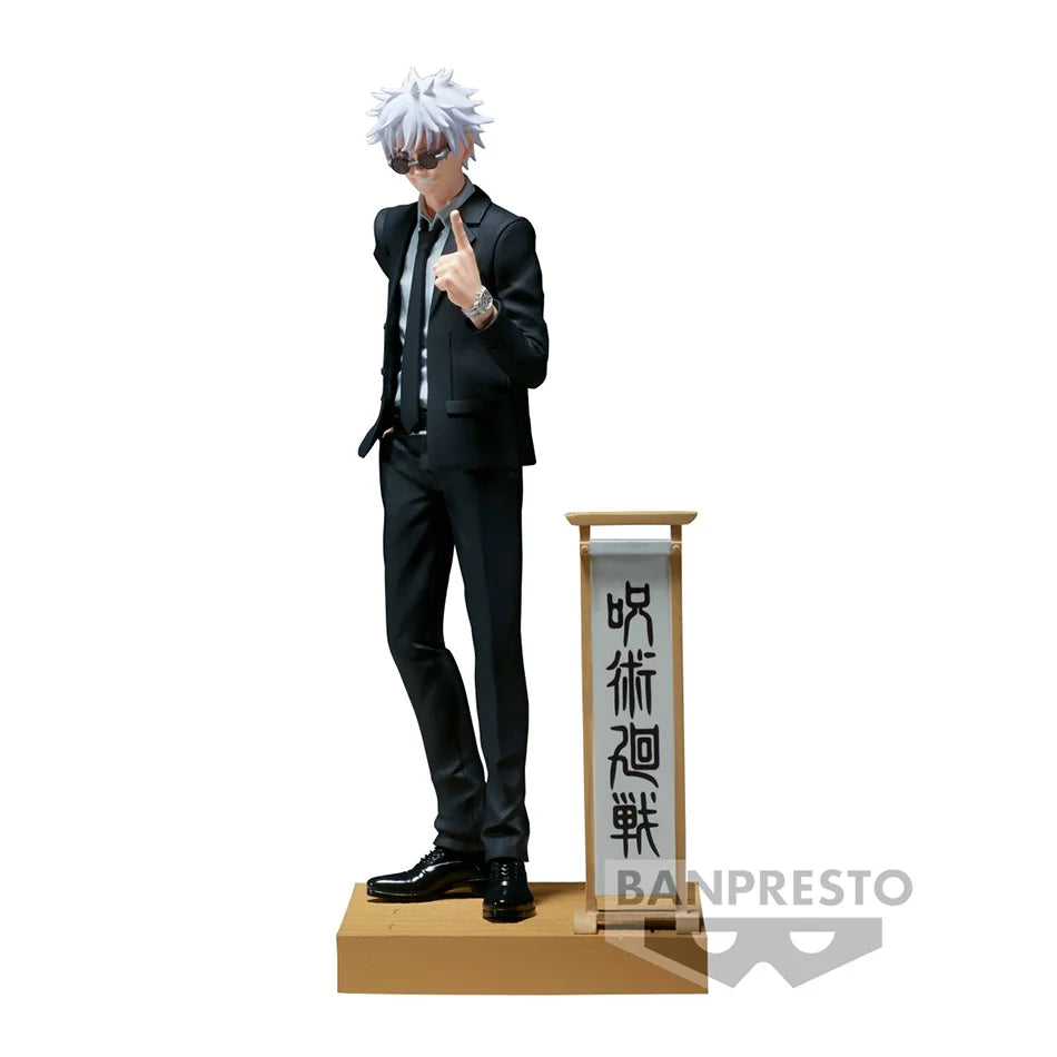 15cm Jujutsu Kaisen Anime Figure Satoru Gojo Geto Suguru Suit Ver. Action Figure Figurine Collection Model Doll Toys
