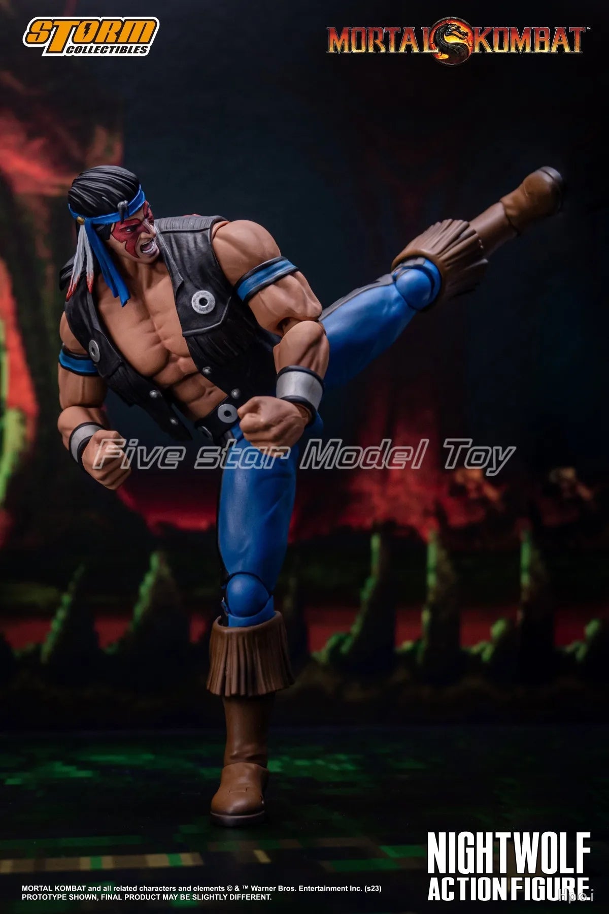 【FS】Storm Toys  NIGHTWOLF - MORTAL KOMBAT 1/2 Action Figures Model Toys Gifts