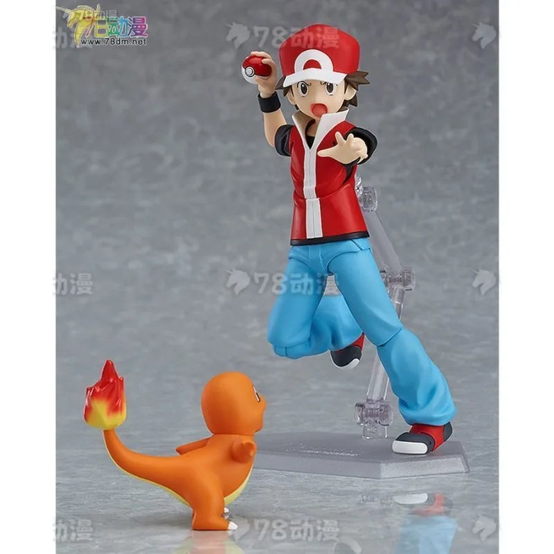 Max Factory Original Authentic Figma # 356 Pok É Mon Xiao Chi Mobile Doll Exquisite Model Handmade Toy Gift for Boys Collection