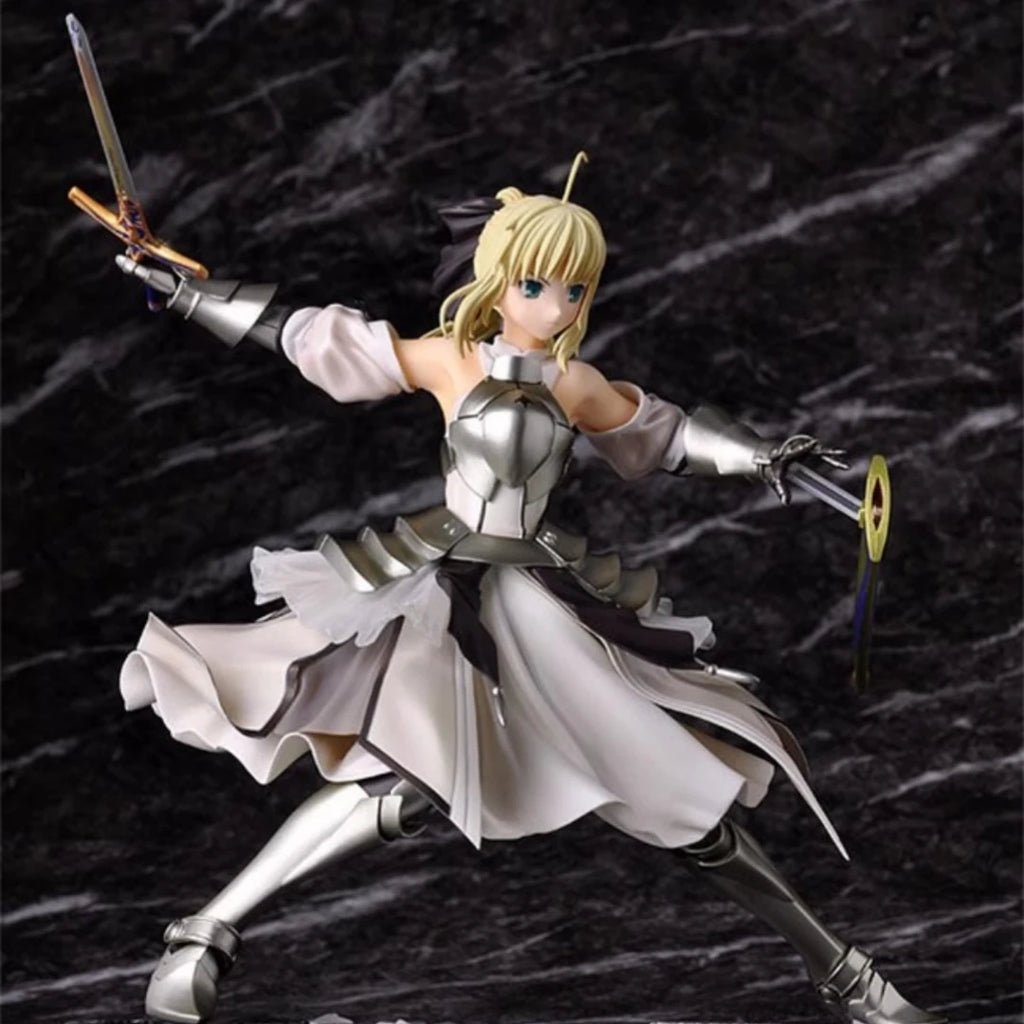 Fate/Stay Night Black Saber Altaria Pendragon Anime-Modellstatue Sammlerfigur Black Saber Dekoration Spielzeug Action Geschenk