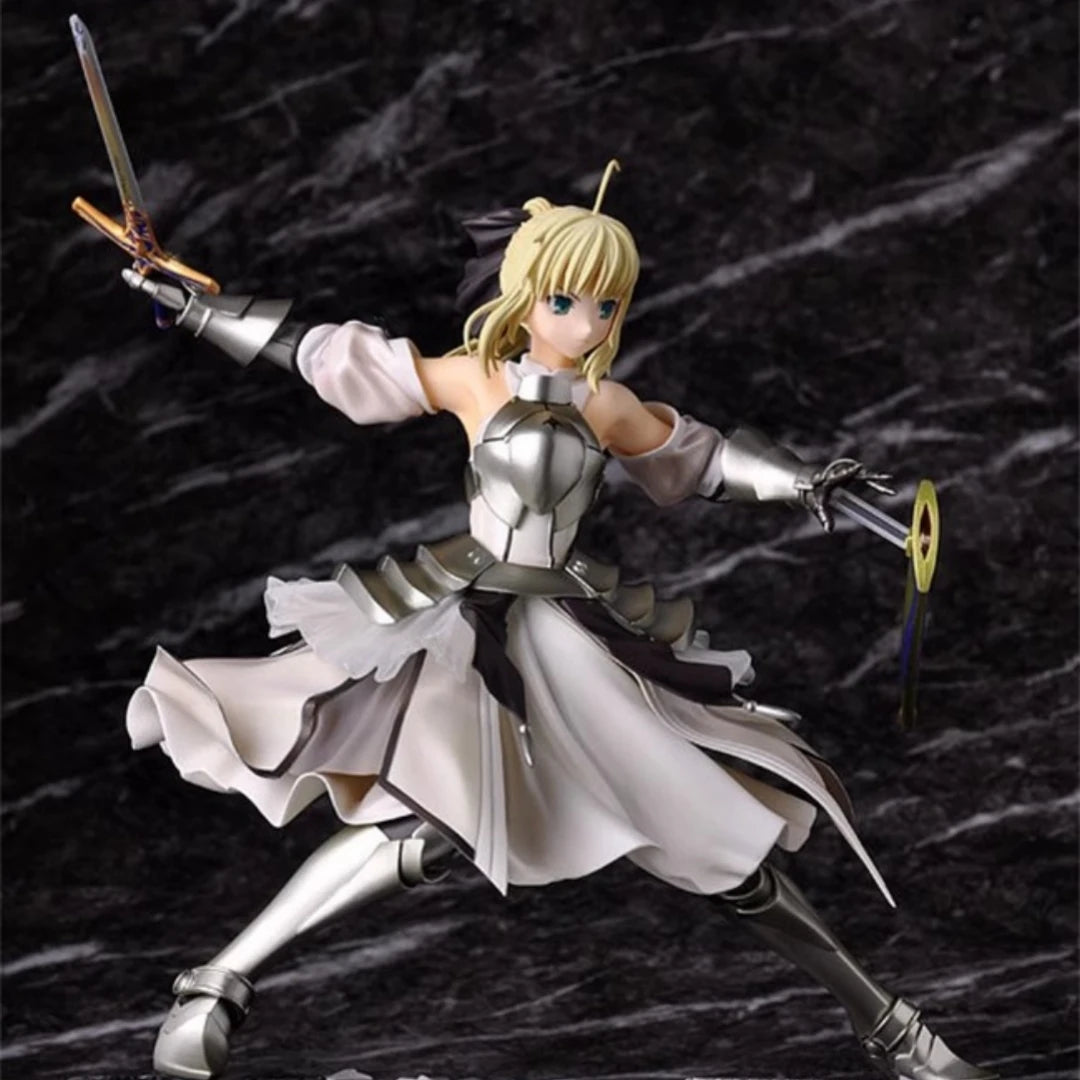 Fate/Stay Night Black Saber Altaria Pendragon Anime-Modellstatue Sammlerfigur Black Saber Dekoration Spielzeug Action Geschenk