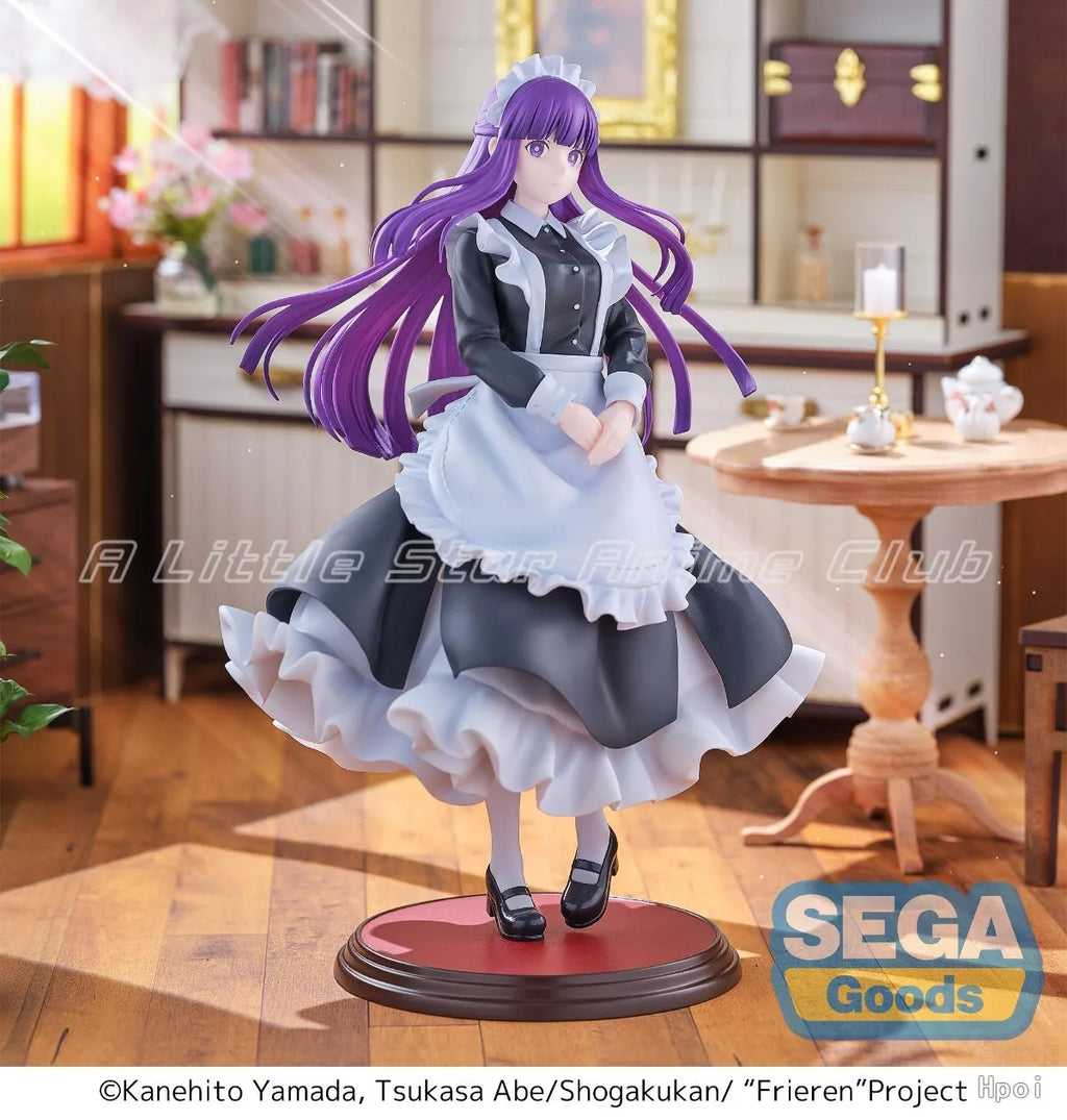 В наличност Оригинална SEGA Luminasta Frieren:Beyond Journey's End Fern Maid Outfit Анимационни фигурки Модел Колекция Орнаменти Играчка