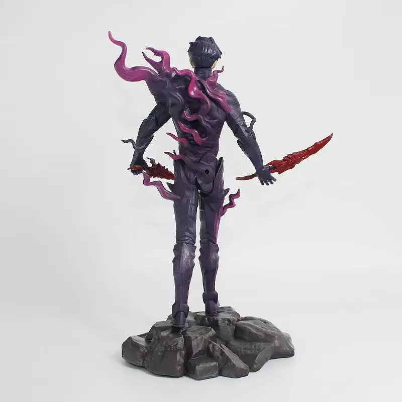 Solo New Year Gift Leveling Sung Jinwoo Hunter Form Standing Pose Collectible Figure Holiday Gift Model Toy