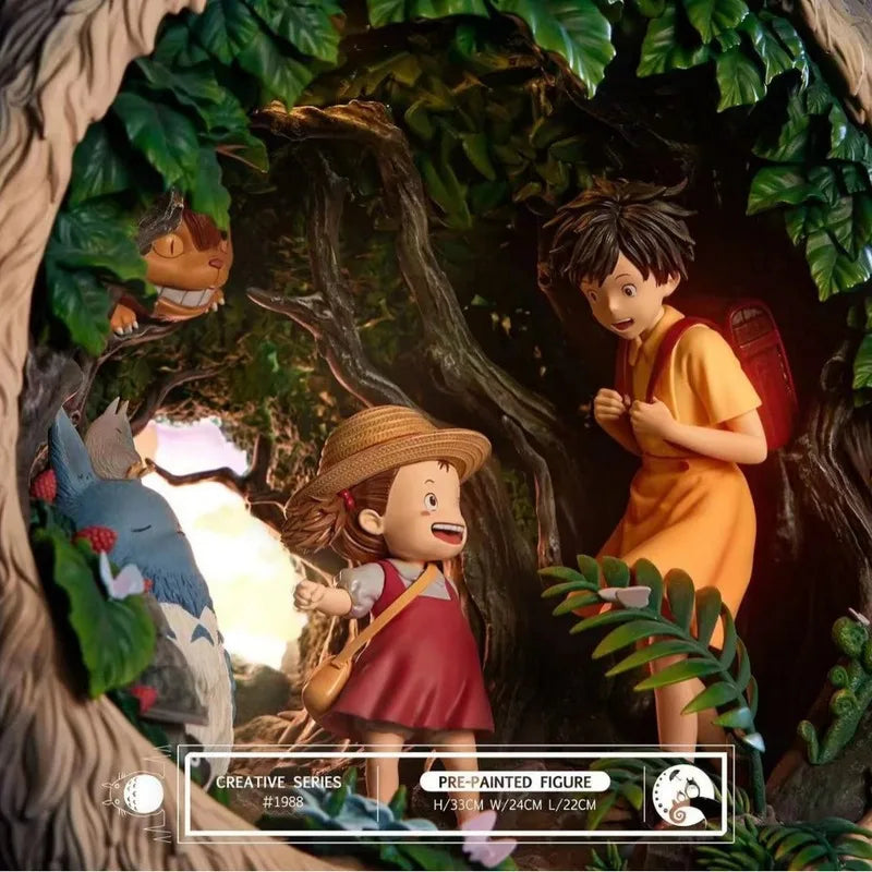 33 cm Chinchilla Hayao Niyazaki Anime Charakter Modell Wohnzimmer Wohnkultur Hause Kawaii Desktop Figurine Weihnachtsgeschenke