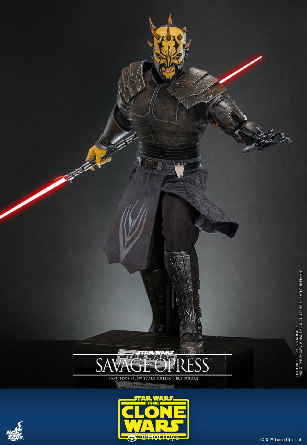 In Stock HotToys TMS136 Star Wars Savage Opress 1/6 Soldier Figure Animation Action Figure Toy Gift Model Collection
