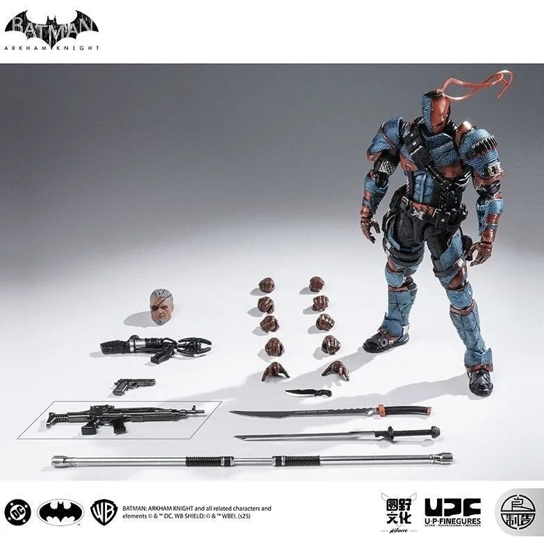 In Stock LPZZ DC002 Deathstroke Arkham Knight Batman Action Figure Collectible Toy Gift