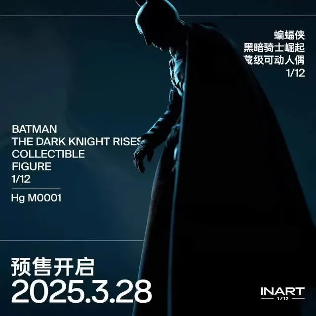 Нова 1/12 Inart Studio Нова фигурка на Батман, DC Черният рицар, трилогия, екшън фигурка, статуя на Батмен, модел, персонализирани играчки, подаръци