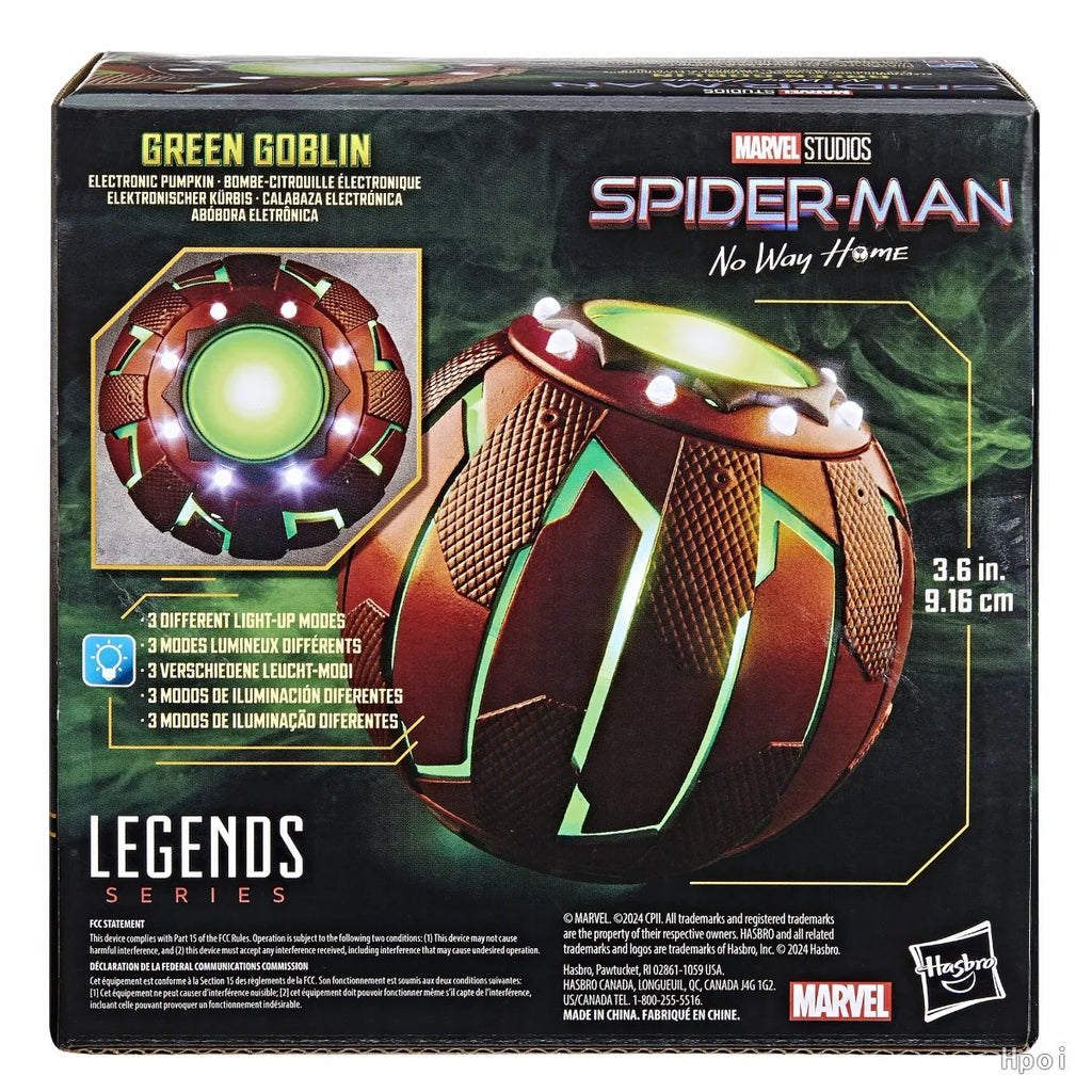 Original Hasbro MARVEL LEGENDS SPIDER-MAN: NO WAY HOME GREEN GOBLIN Anime Figure Model Toy Collection