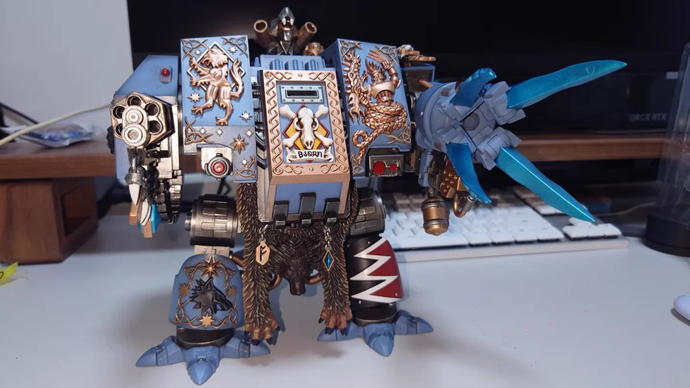 In Stock Joytoy 40k Space Wolves Bjorn Action Figure Doll Decoration Gift Series Charm Collection Original Model Pretty Cure