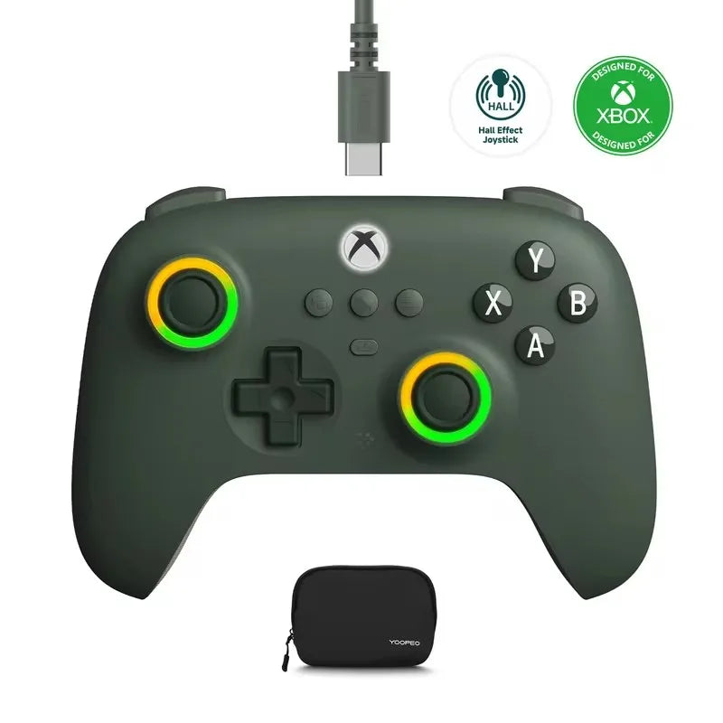 8BitDo Ultimate C Wired Controller Hall Effect Joysticks USB Gamepad with for Xbox Series X/S, Xbox One and PC Windows 10/11