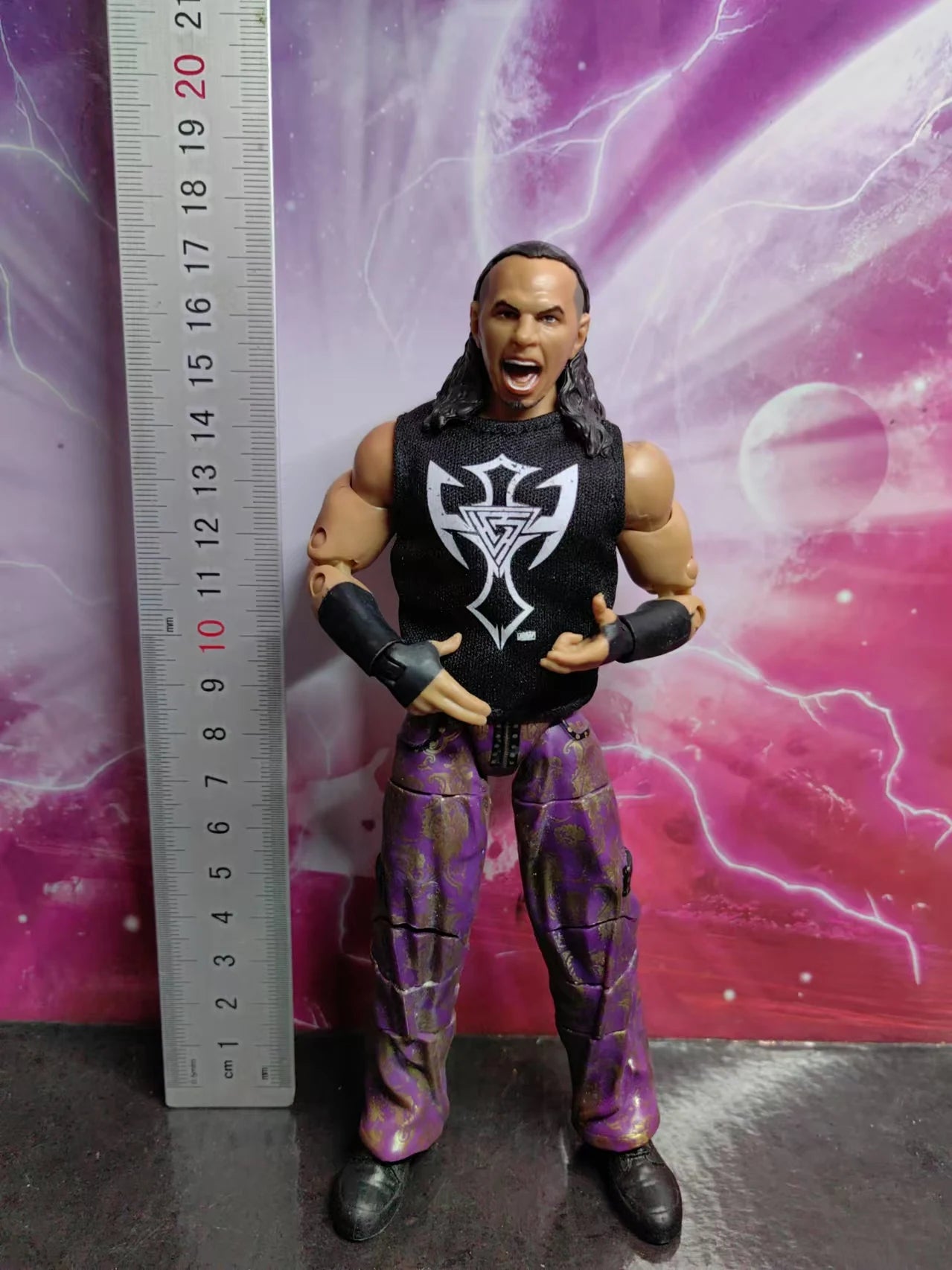 Genuine Bulk Wrestler Jeff Hardy 6-inch Super Action Figure Model of Relsena Model Collect Boy Toys Figure